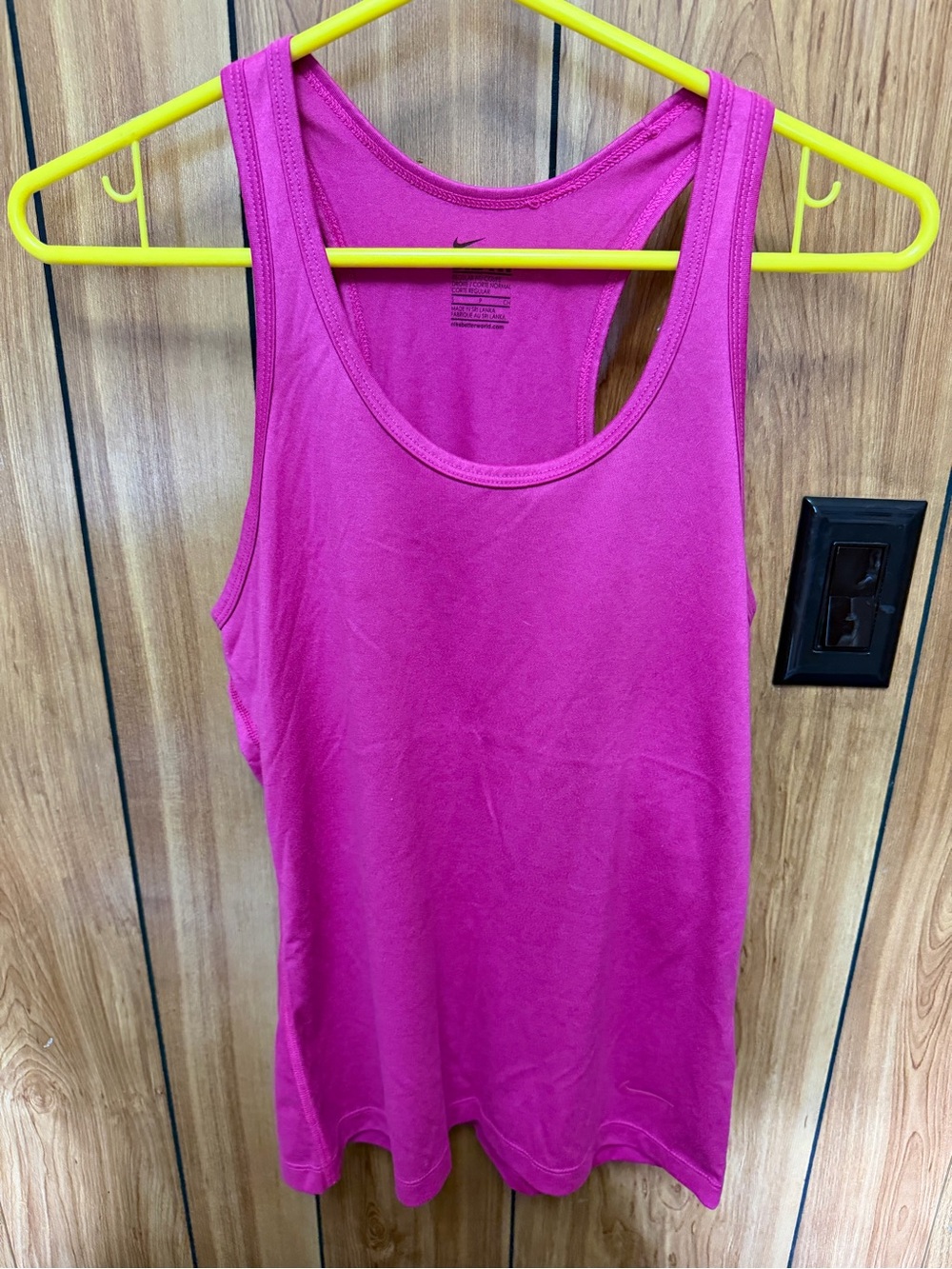Nike Women's Magenta Racerback Tank Top